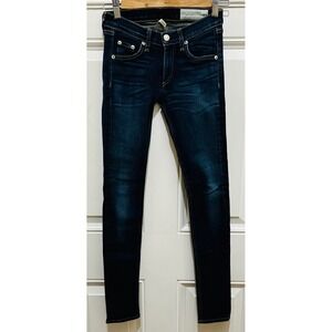 Rag & Bone Skinny Jeans Womens Size 24 Dark Wash Denim‎ Casual Pants